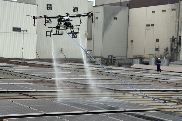 茨城県のパネル洗浄